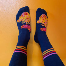 Load image into Gallery viewer, Sari Brown - Holy Broken Heart Socks