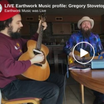 Earthwork artist profile Vol. 4: Gregory Stovetop LIVE!